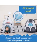 Детски Център за Игра Космос  Комплект Палатки с Тунел, НАСА Дизайн