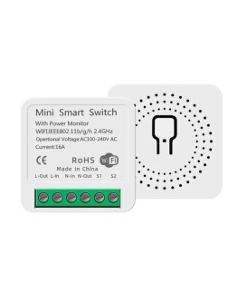 Безжичен Смарт Превключвател 16А Tuya Smart Съвместим с Alexa и Google Assistant