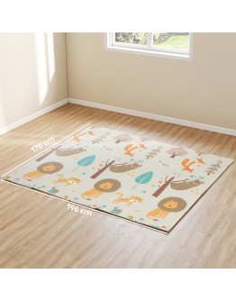 Преносимо сгъваемо килимче за бебешка стая XPE 180x200x1 см