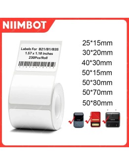 Самозалепващи термо етикети Niimbot 50x30 мм за цени и стоки 230 бр