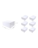 Прозрачна пластмасова кутия за обувки размер XL 33x24x14см