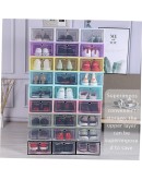 Прозрачна пластмасова кутия за обувки размер XL 33x24x14см
