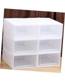Прозрачна пластмасова кутия за обувки размер XL 33x24x14см