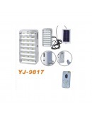 LED лампа с дистанционно управление и изнесен соларен панел 