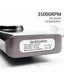 Фреза за нокти, за маникюр-педикюр, електрическа пила за нокти 35000 RPM, безжична работа, с дисплей