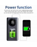 Фреза за нокти, за маникюр-педикюр, електрическа пила за нокти 35000 RPM, безжична работа, с дисплей