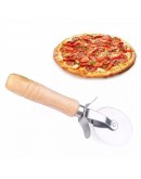 Нож за пица с дървена дръжка
